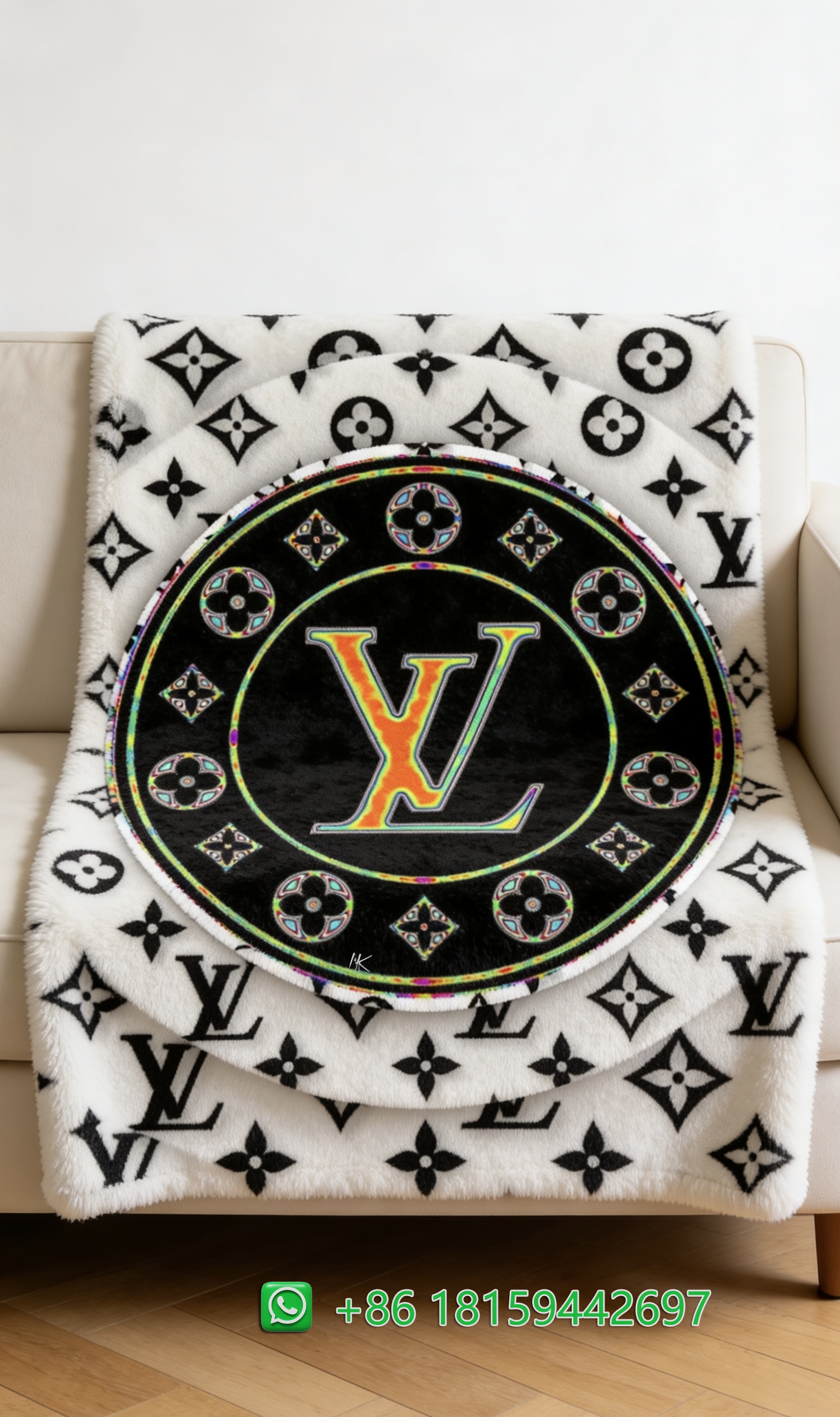 Louis Vuitton Throw Blankets